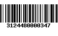 Código de Barras 3124480000347