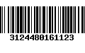 Código de Barras 3124480161123