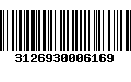 Código de Barras 3126930006169