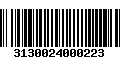 Código de Barras 3130024000223