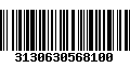 Código de Barras 3130630568100