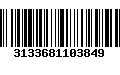 Código de Barras 3133681103849