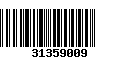 Código de Barras 31359009