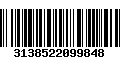 Código de Barras 3138522099848