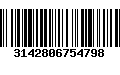 Código de Barras 3142806754798