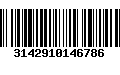 Código de Barras 3142910146786