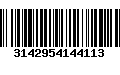 Código de Barras 3142954144113
