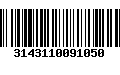 Código de Barras 3143110091050