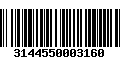 Código de Barras 3144550003160