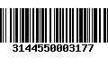 Código de Barras 3144550003177