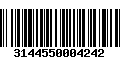 Código de Barras 3144550004242