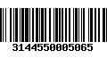 Código de Barras 3144550005065