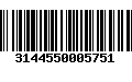 Código de Barras 3144550005751