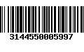 Código de Barras 3144550005997