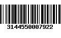 Código de Barras 3144550007922