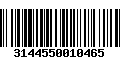 Código de Barras 3144550010465