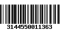 Código de Barras 3144550011363