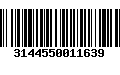 Código de Barras 3144550011639