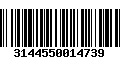 Código de Barras 3144550014739