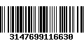 Código de Barras 3147699116630