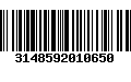 Código de Barras 3148592010650