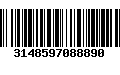 Código de Barras 3148597088890