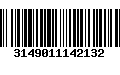 Código de Barras 3149011142132