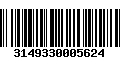 Código de Barras 3149330005624