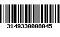 Código de Barras 3149330008045