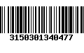 Código de Barras 3150301340477