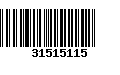 Código de Barras 31515115