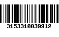 Código de Barras 3153310039912