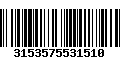Código de Barras 3153575531510