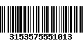 Código de Barras 3153575551013