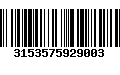 Código de Barras 3153575929003