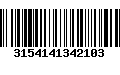 Código de Barras 3154141342103