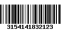 Código de Barras 3154141832123