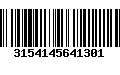 Código de Barras 3154145641301