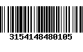 Código de Barras 3154148480105