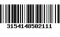 Código de Barras 3154148502111