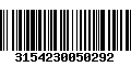Código de Barras 3154230050292