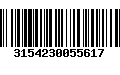 Código de Barras 3154230055617