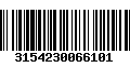 Código de Barras 3154230066101