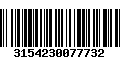 Código de Barras 3154230077732