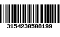 Código de Barras 3154230508199