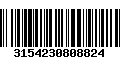 Código de Barras 3154230808824