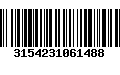Código de Barras 3154231061488