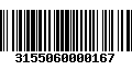 Código de Barras 3155060000167