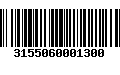 Código de Barras 3155060001300