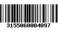 Código de Barras 3155060004097